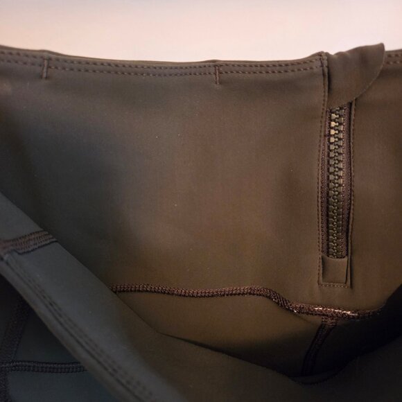 Lululemon Paddle Times Tights Leggings in Dark Olive Black - Picture 10 of 11